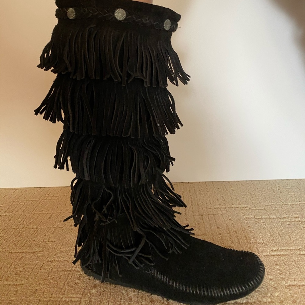 minnetonka knee high boots